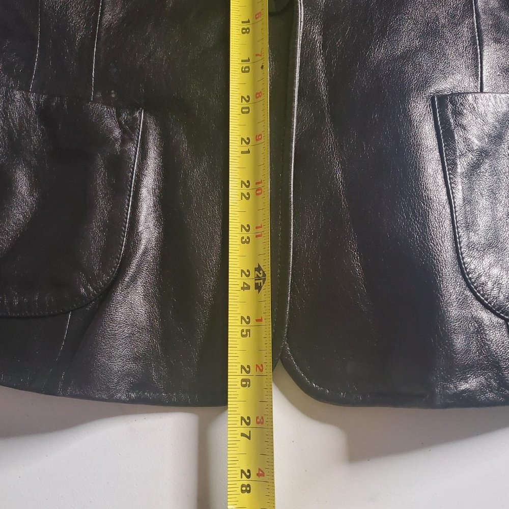 The Limited Brand vintage Y2K 90s leather blazer - Picture 11 of 15